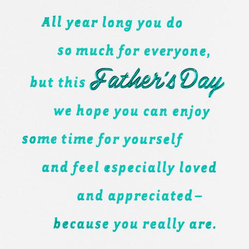 Celebrating the Great Dad You Are Father's Day Card From Both