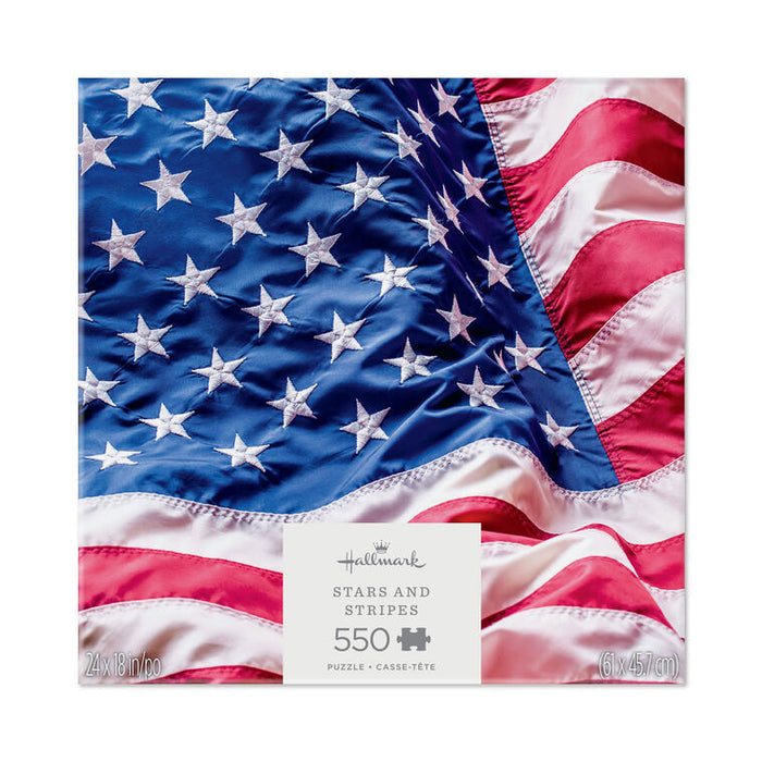 Stars and Stripes 550-Piece Jigsaw Puzzle