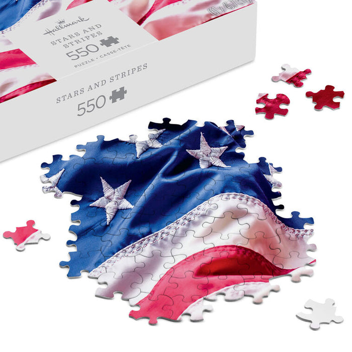Stars and Stripes 550-Piece Jigsaw Puzzle