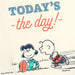 Cartoon illustration of a girl and a boy with text 'Today's the day!' on a beige background