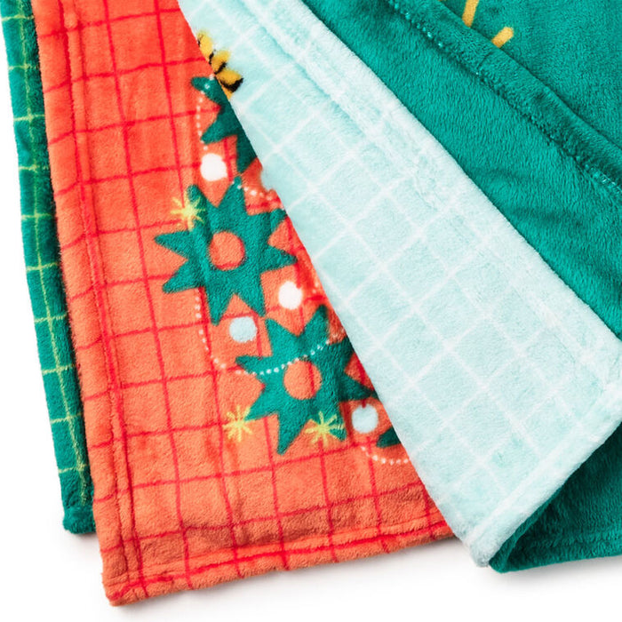Peanuts® Holiday Patchwork Throw Blanket, 50x60