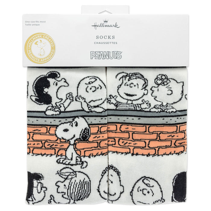 Pack of socks with Peanuts character design on packaging