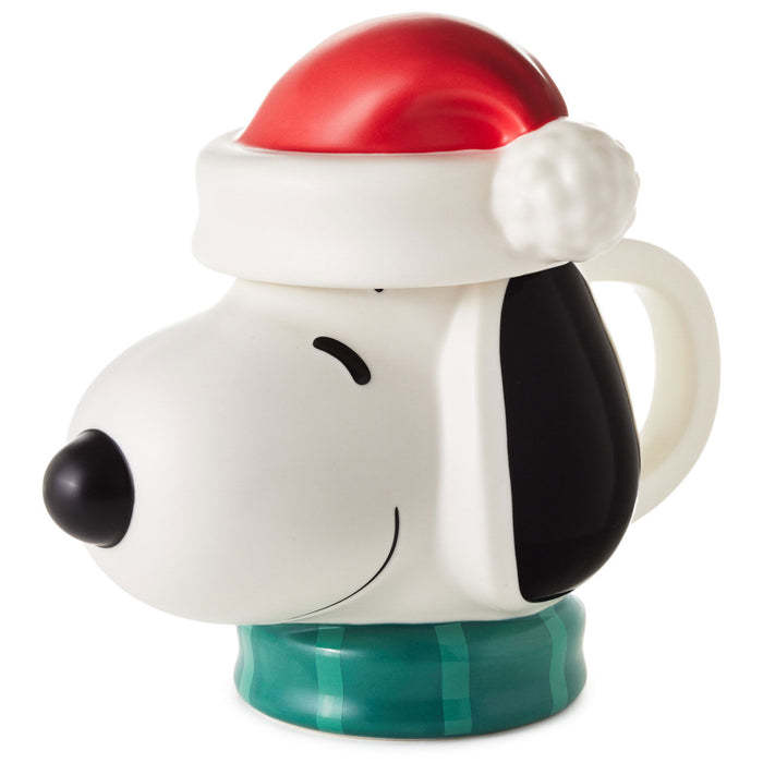 Peanuts® Santa Snoopy Musical Sculpted Mug