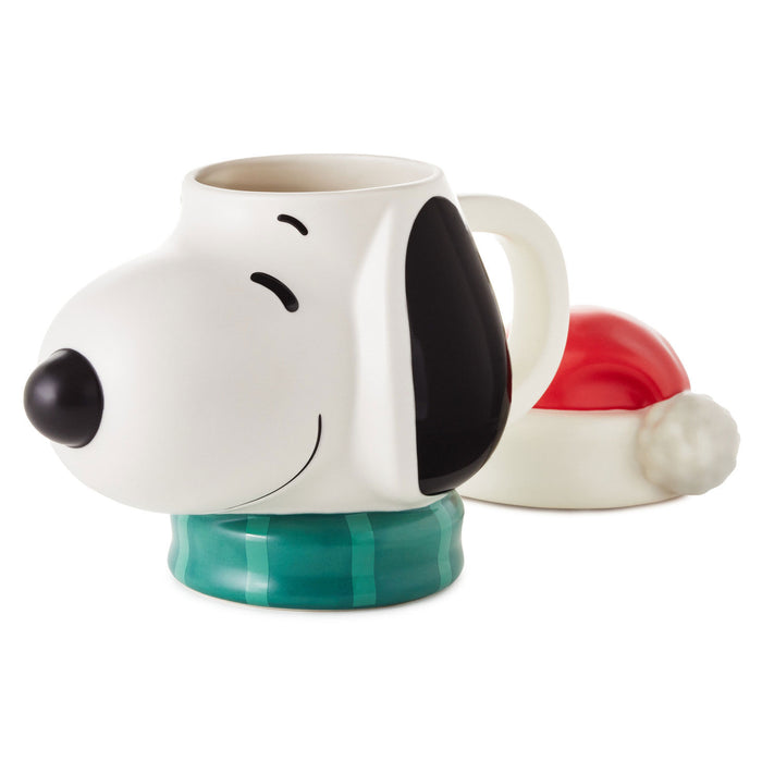 Peanuts® Santa Snoopy Musical Sculpted Mug