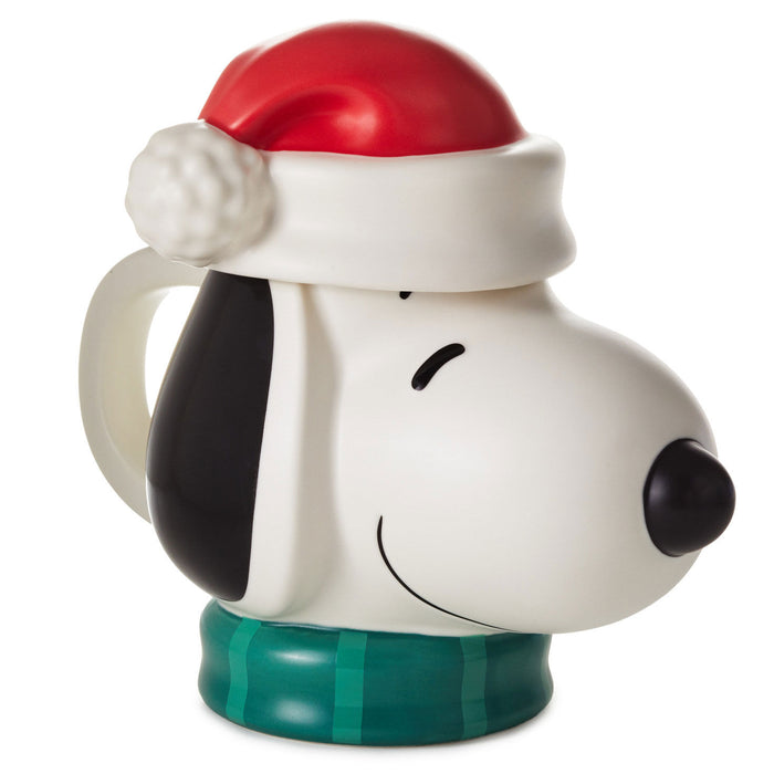 Peanuts® Santa Snoopy Musical Sculpted Mug