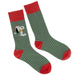 Peanuts® Santa Snoopy and Woodstock Crew Socks