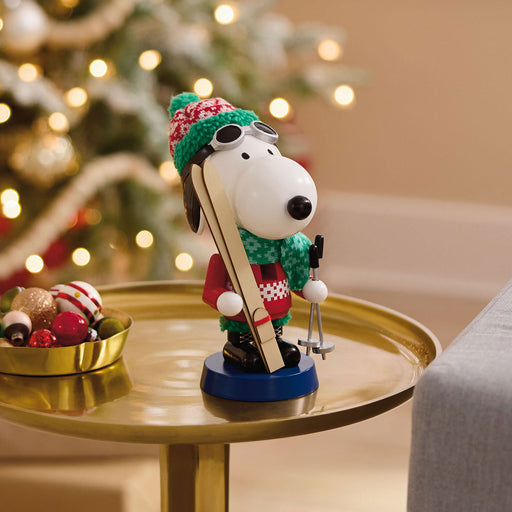 Peanuts® Ski Lodge Snoopy Holiday Nutcracker Figurine