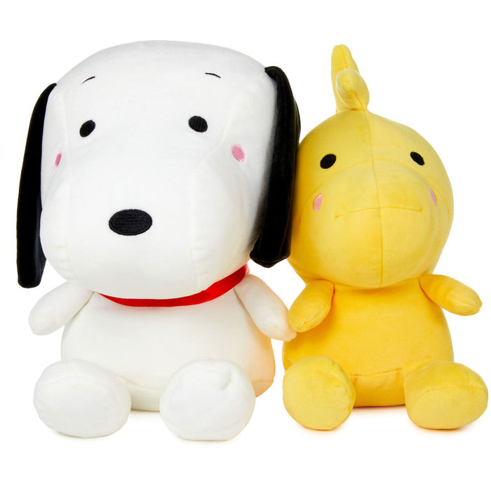 SNOOPY with Rain Hat and WOODSTOCK Love Bug Plush Dolls