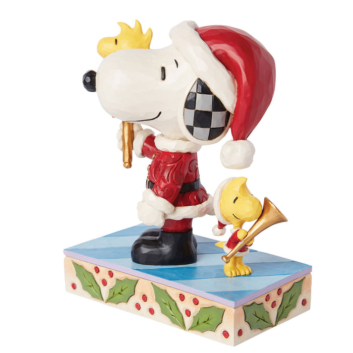 Hallmark Exclusive Peanuts Snoopy and Woodstock Santas Figurine by Jim Shore