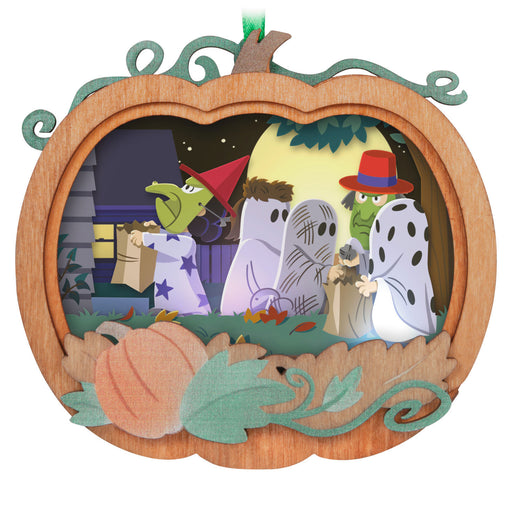 The Peanuts® Gang It's the Great Pumpkin, Charlie Brown 2024 Papercraft Ornament With Light