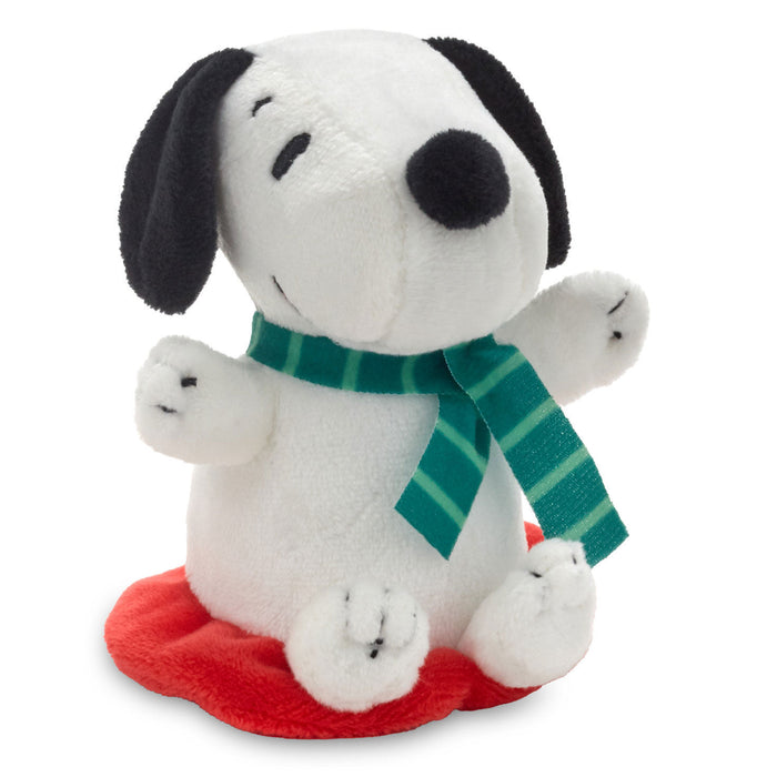 Peanuts® Zip-Along Snoopy on Red Disc Plush Toy