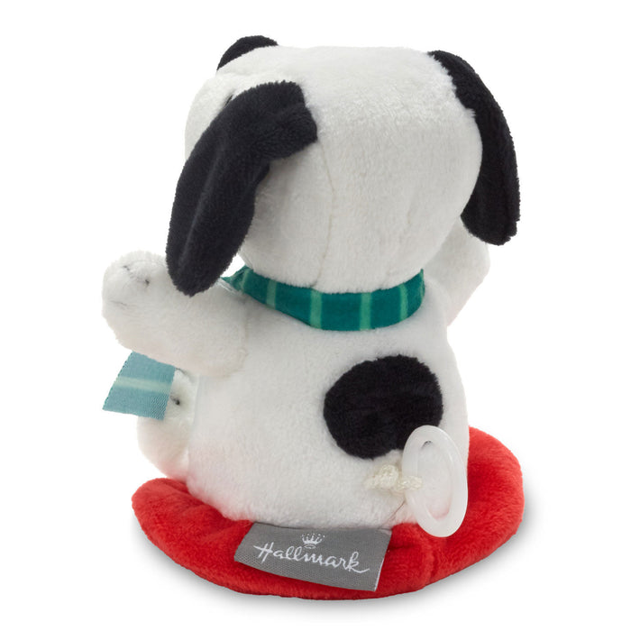 Peanuts® Zip-Along Snoopy on Red Disc Plush Toy