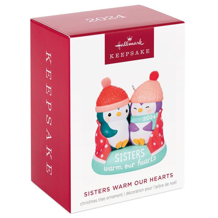 Sisters Warm Our Hearts 2024 Ornament