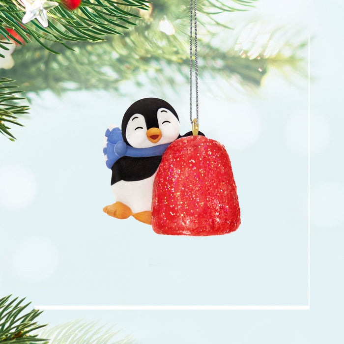 Mini A Gumdrop Greeting 2024 Ornament - 9th in the Petite Penguins Series