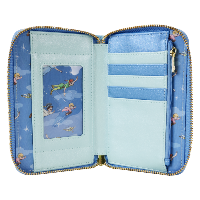 Peter Pan You Can Fly Glow Zip Around Wallet by Loungefly