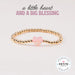 Holy Water Petite Unconditional Love Bracelet in Gold