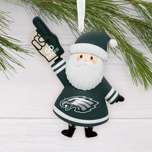 NFL Philadelphia Eagles Santa Fan Hallmark Ornament