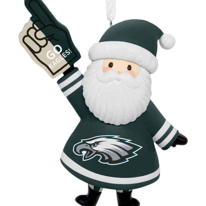 NFL Philadelphia Eagles Santa Fan Hallmark Ornament