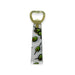 Bottle opener with olive design on a white background