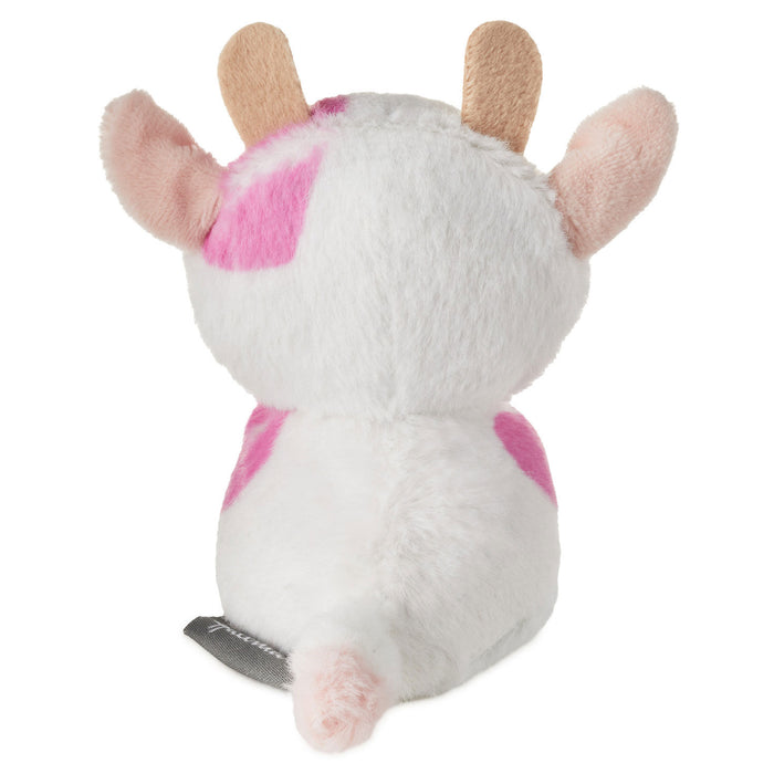 Strawberry Cow Zip-Along Plush Toy