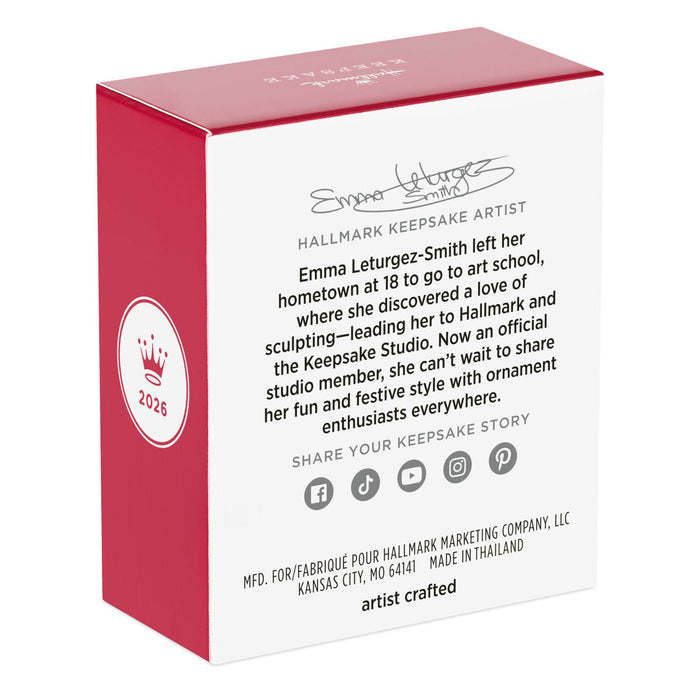 Hallmark Keepsake Artist packaging with red and white design