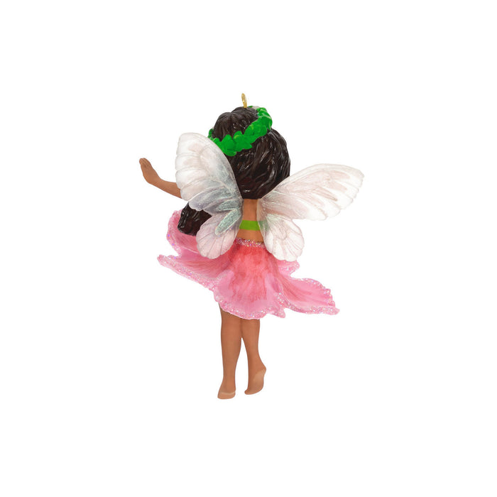 Hibiscus Fairy 2024 Ornament - 20th in the Fairy Messengers Series