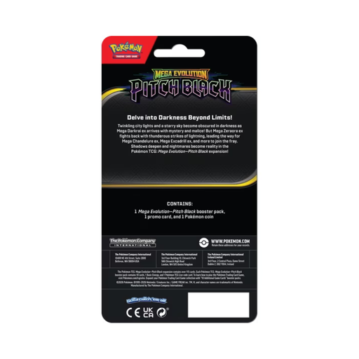 Pokémon Trading Card Game: Mega Evolution Pitch Black Checklane Blister