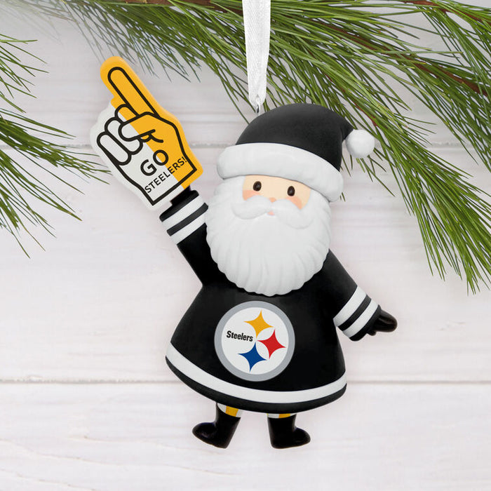 NFL Pittsburgh Steelers Santa Fan Hallmark Ornament