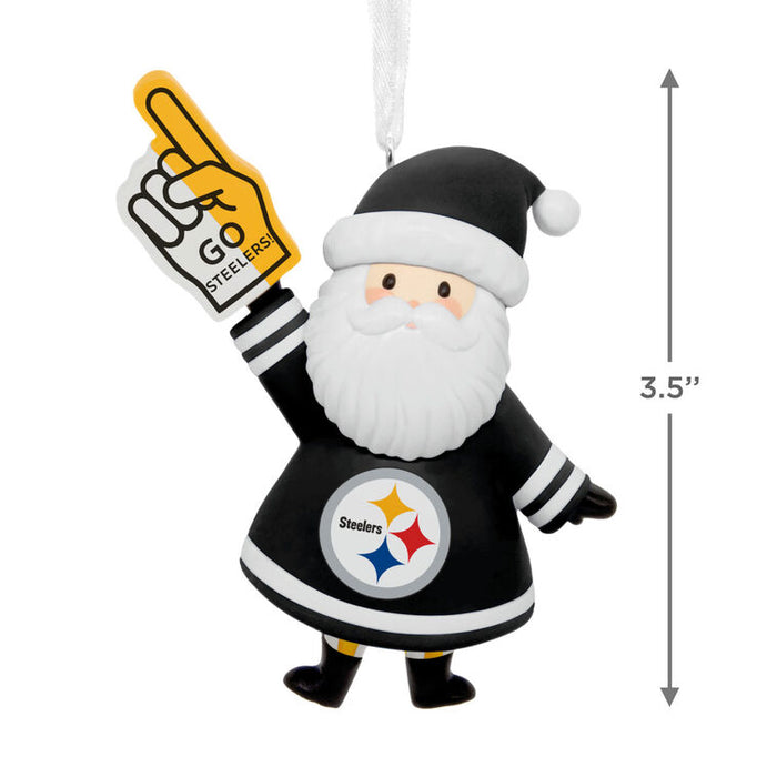 NFL Pittsburgh Steelers Santa Fan Hallmark Ornament