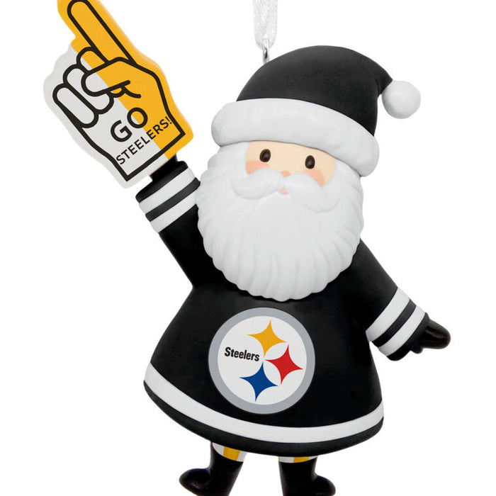 NFL Pittsburgh Steelers Santa Fan Hallmark Ornament