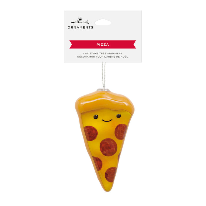 Pizza Slice Shatterproof Hallmark Ornament