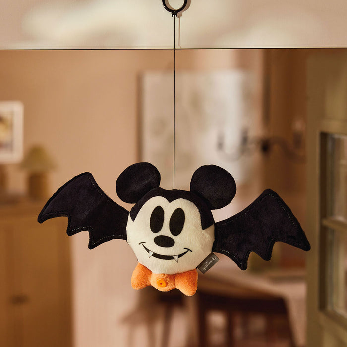 Disney Mickey Mouse Drop-n-Greet Bat Plush With Motion-Activated Sound and Motion, 8"
