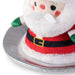 Sledding Santa Zip-Along Plush Toy, 5"