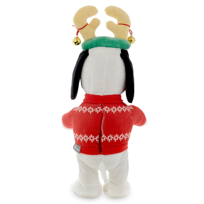 Peanuts® Team Santa Snoopy Plush With Sound and Motion