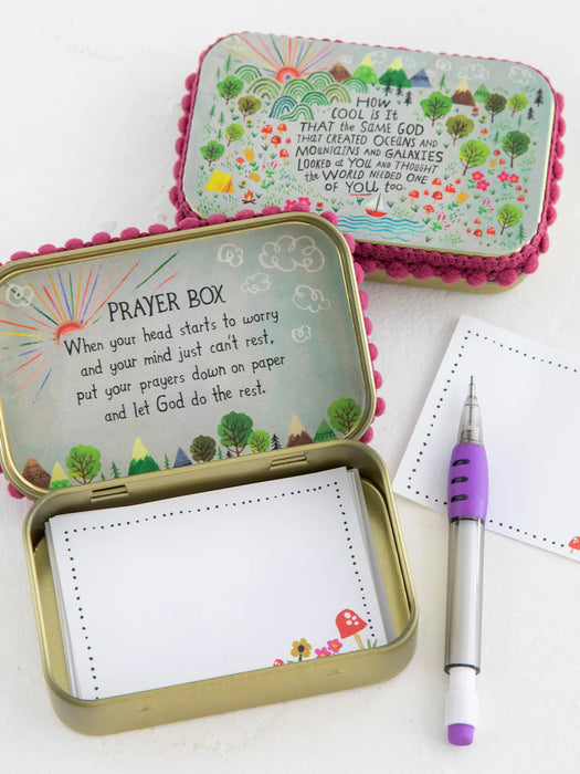 God Created You Tin Prayer Box