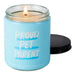 Proud Pet Parent Mandarin Orange and Grapefruit Scented Jar Candle, 7 oz.
