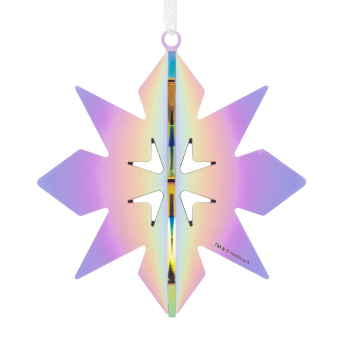 Signature Iridescent Purple Snowflake Acrylic Hallmark Ornament