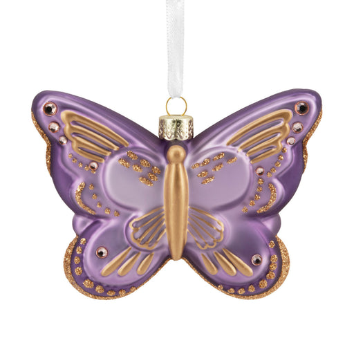 Signature Butterfly Glass Hallmark Ornament