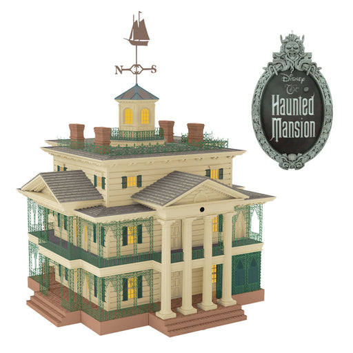 Disney The Haunted Mansion Collection Disneyland Manor Tree Topper With Light and Sound
