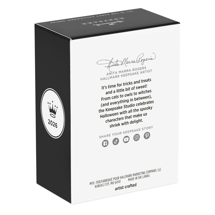 Hallmark Keepsake Box packaging with black and white design