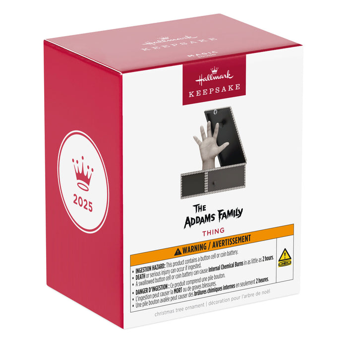 The Addams Family Thing Musical 2025 Ornament