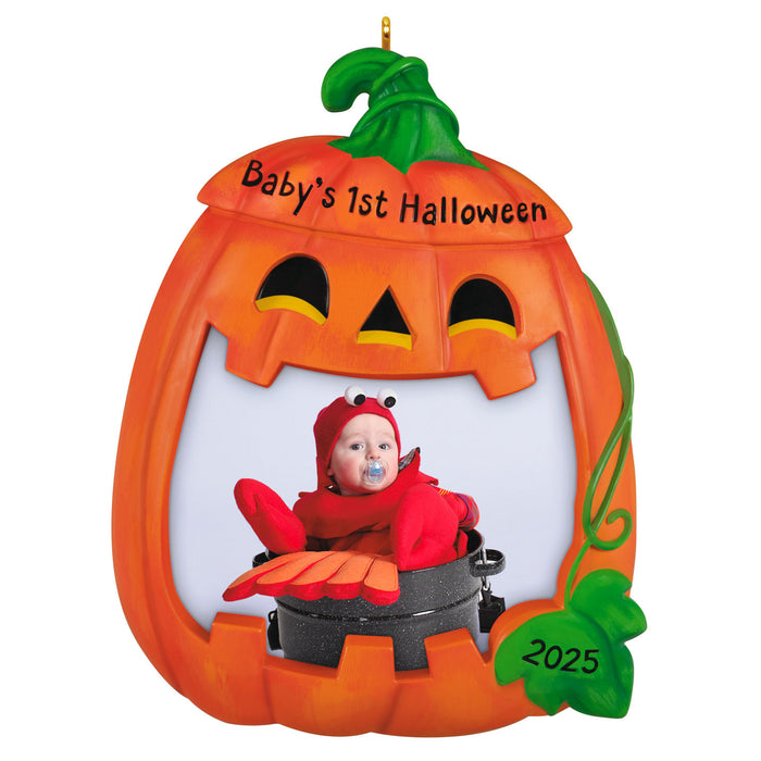 Baby's First Halloween 2025 Photo Frame Ornament