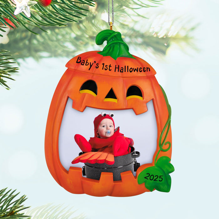 Baby's First Halloween 2025 Photo Frame Ornament