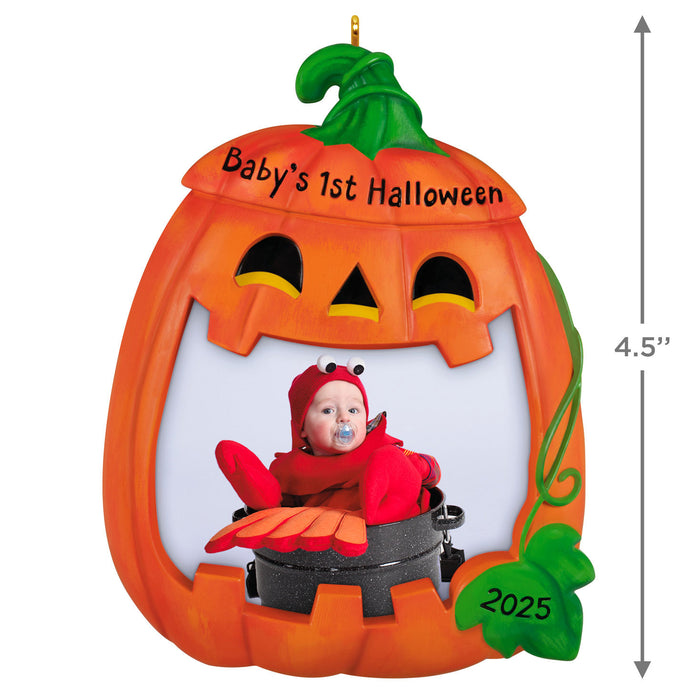 Baby's First Halloween 2025 Photo Frame Ornament