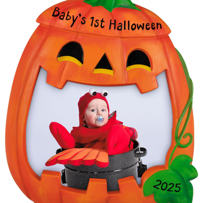 Baby's First Halloween 2025 Photo Frame Ornament
