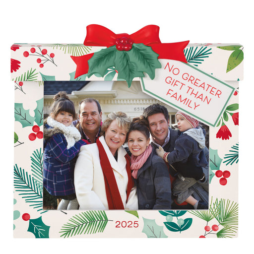 The Gift of Family 2025 Photo Frame Ornament