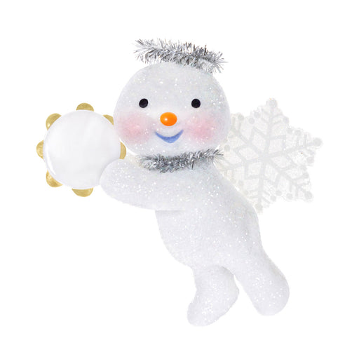Snow Angel With Tambourine 2025 Ornament