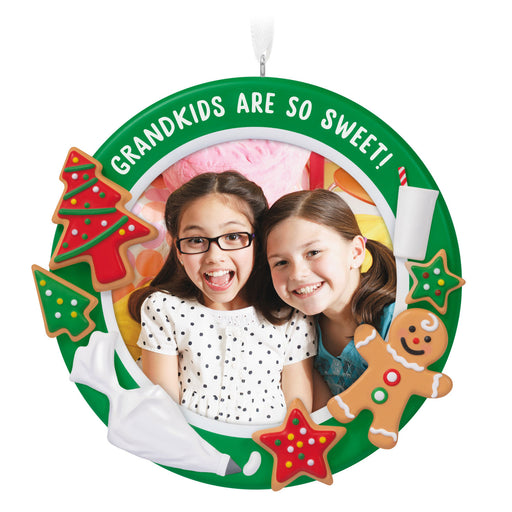 Grandkids Are So Sweet! Photo Frame 2025 Ornament