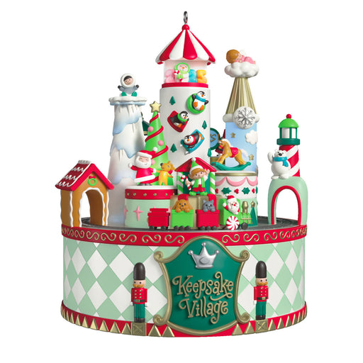 Keepsake Village Musical 2025 Ornament With Light and Motion