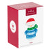 Hallmark 2026 Christmas ornament packaging with a snowman wearing a 'DAD' sweater.